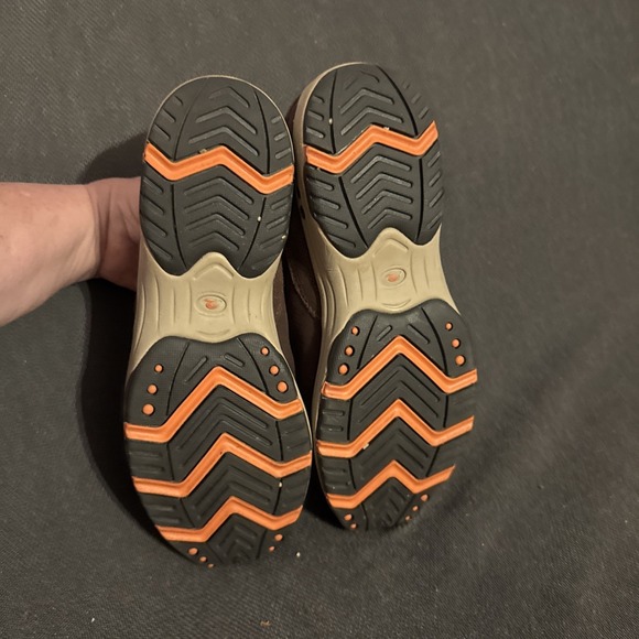 Easy Spirit Brown  SuedeRound Closed-Toe Slip On Mule Clog  Womens Size 8.5 - Picture 4 of 5